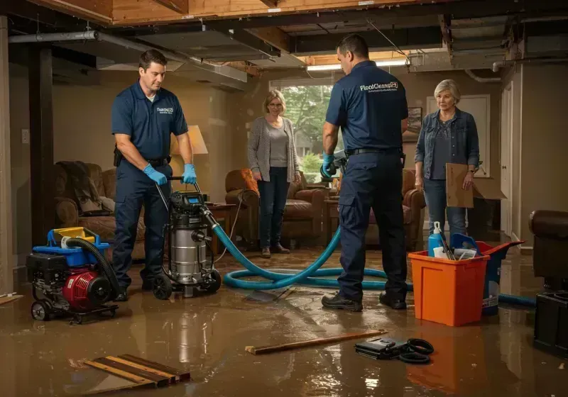 Basement Water Extraction and Removal Techniques process in Bellair-Meadowbrook Terrace, FL